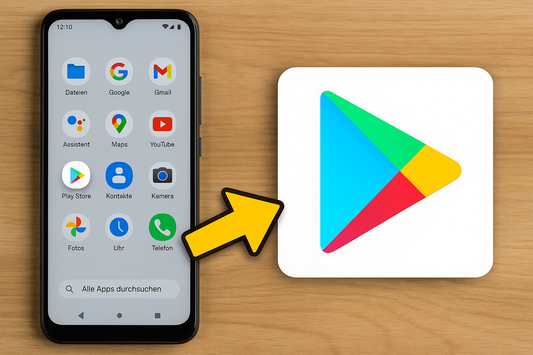 App Store installieren Android Seniorenhandy