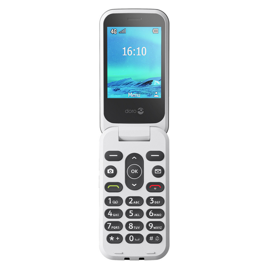 Doro 2880 schwarz aufgeklappt