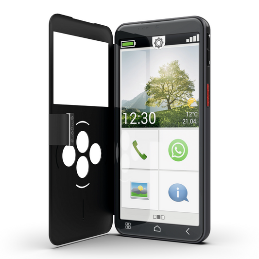 Emporia SMART 7 lite Senioren-Smartphone aufgeklappt