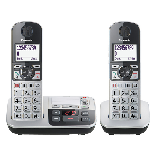 Panasonic KX-TGE522GS schnurloses Telefon Senioren