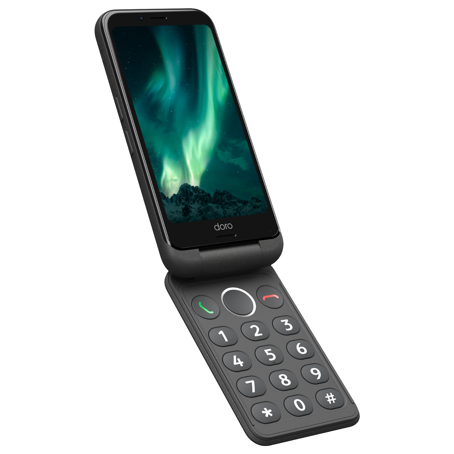 Doro Aurora A20 4G Seniorenhandy aufgeklappt