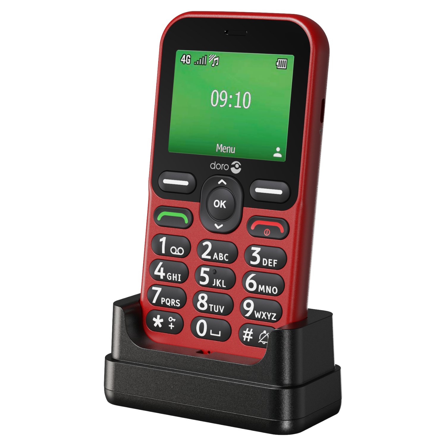 Doro Leva E10 Tastenhandy 4G Rot