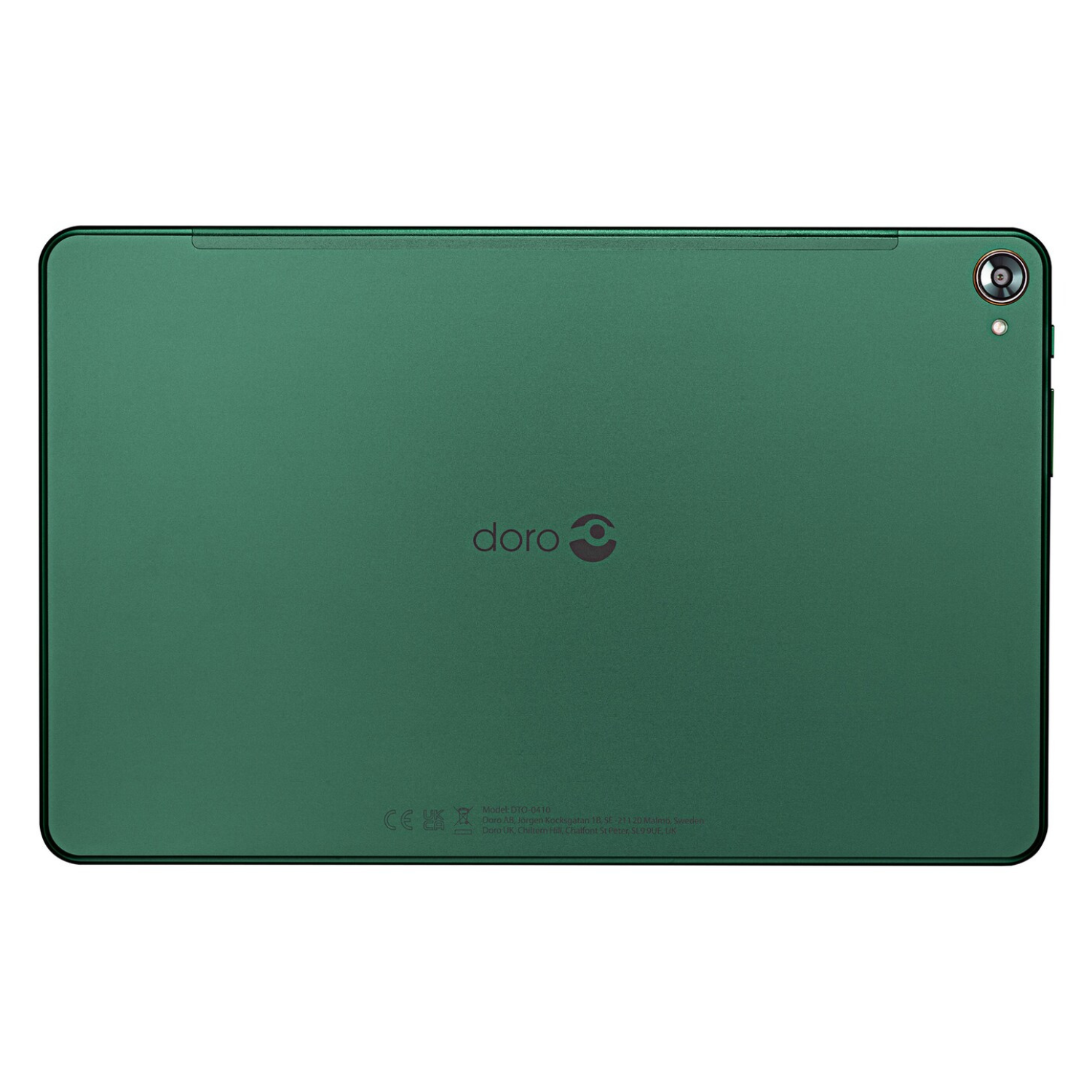 Doro Tablet für Senioren Grün Rückseite