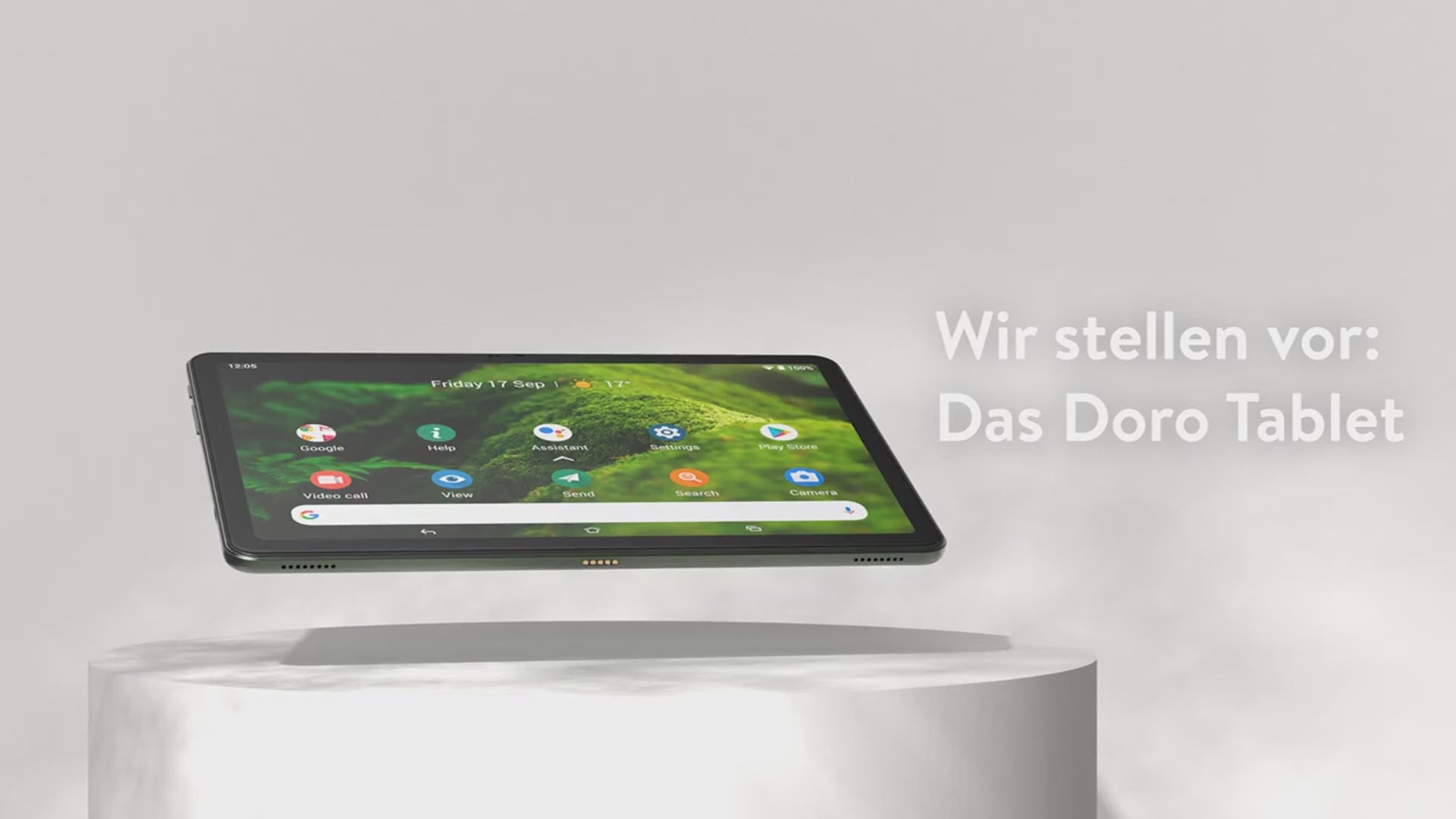 Doro Tablet für Senioren Seniorentablet video